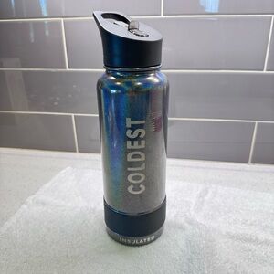 Coldest Water Insulated Bottle - Holographic Gray - 40 0z